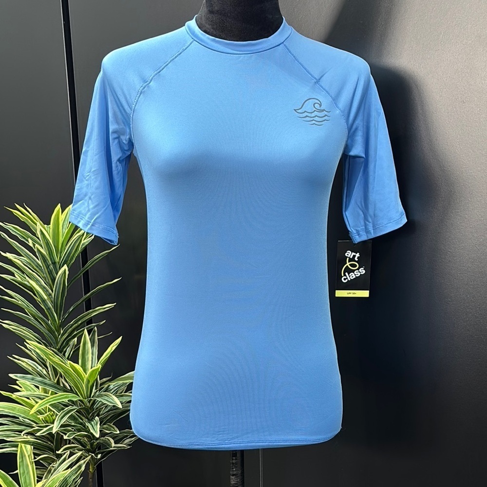 Art Class UPF 50+ Sun protection, crewneck,short sleeve, pullover stretch top